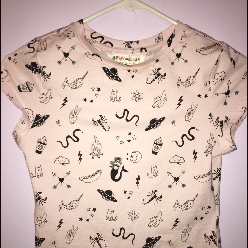 Barely used Coachella Small crop top